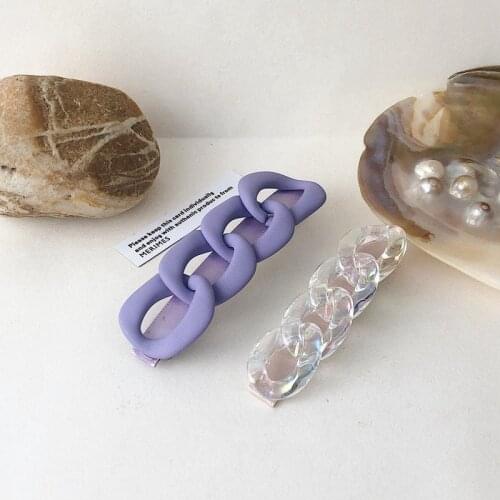 FFLACELL 2020 Elegant Transparent Resin Lock Hairgrips Barrettes Hairpins for Women Girl Wedding Party Hairwear Hair Accessories