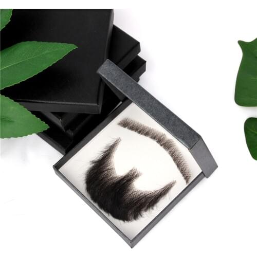 LiangMo Fake Mustache Used In Daily Life Video Film Television Production Lace Man Hair Wig Handmade Hair Fake Beard