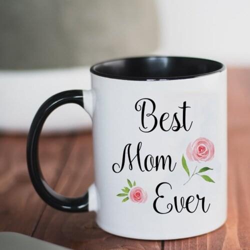 Best Mom Ever Coffee Mug 350ml Creative Ceramic Mom Birthday Gift Tea Cups Mother days gift Drop Shipping