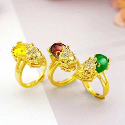 Animal Shaped Ring Yellow Gold Filled Classic Style Womens Ring Gift