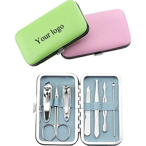 Photography LOGO Customized Gifts Finger Toe Care Scissors Pedicure Stainless Steel Nail Clipper Set Laser Engraving Logo