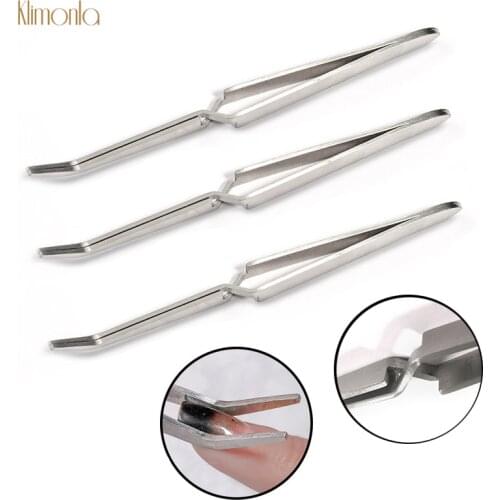 3pcs Stainless Steel Nail Cuticle Nipper Clipper Manicure Remover Tools For UV Gel Polish Trimmer Nail Art Pusher Tips