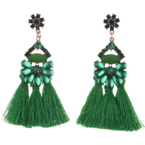 JERPVTE Simple Colorful Long Tassel Hypoallergenic Alloy Brincos Women Girls Party Casual Jewelry Fashion Fringle Earrings