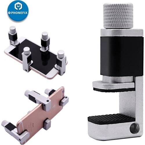 4pcs/lot Metal Clip Fixture Adjustable Fastening Holder for Mobile Phone LCD Screen Fastening Clamp Repair Hand Tools