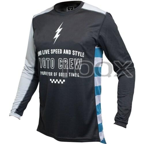 2021 New Grindhouse Cypher Road Jersey Motocross Long Sleeve MTB MX DH Bicycle Motocross Shirt