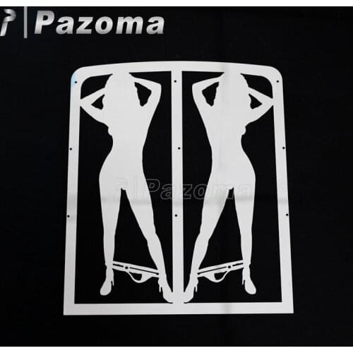 Motorcycle Radiator Grille Grill Guard Cover Shroud Protector Girls for Yamaha Banshee 350