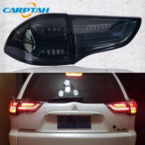 Car Styling Tail Lights Taillight For Mitsubishi Montero Sport Pajero 2011 - 2015 Rear Lamp DRL + Turn Signal + Brake LED
