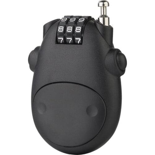 Motorcycle Helmet Password Lock Suitcase Telescopic Wire Rope Steel Cable Code Lock Car Sled Retractable Bike Motorbike Luggage