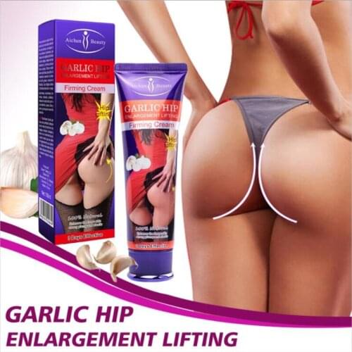 100ML Garlic Sexy Hip Buttock Enlargement Essential Oil Cream Effective Lifting & Firming Hip Lift Up Butt Beauty Big Ass
