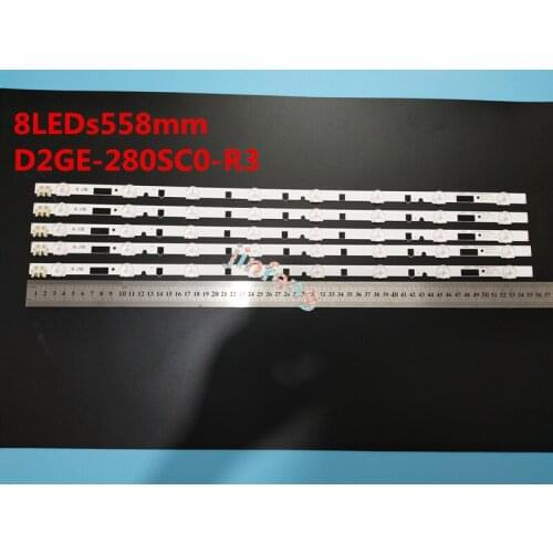 100%New 50PCS*8LEDs 558mm LED backlight D2GE-280SC0-R3 2013SVS28H for samsung UA28F4088AR CY-HF280AGEV3H UE28F5000