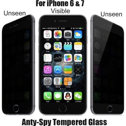 100pcs/lot 9H 2.5D Privacy Film Tempered Glass For iPhone 11 12 Pro X Xs Max XR 8 7 6 Plus 5 4 Anti Spy Screen Protector
