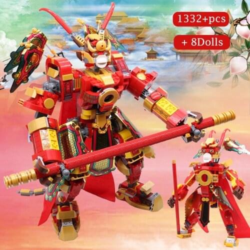 1332+pcs Newest 80012 Model Building Blocks DIY Construction Bricks Classic Blocks Education Building Toys For Children Kid Gift