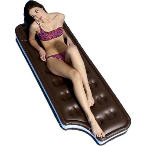 180CM Inflatable Air Mattress Adult Swimming Pool Floating Bed Summer Beach Water Sport Float Mattress Luftmatratze
