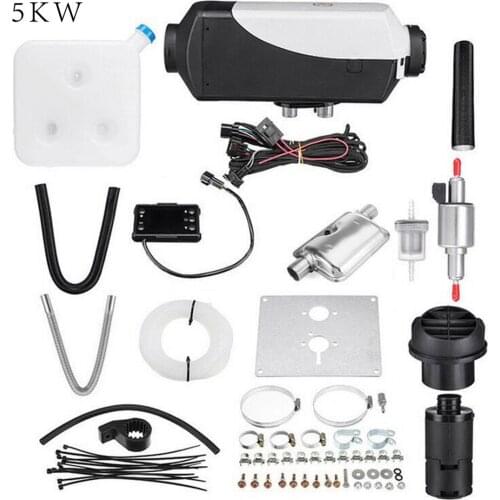 2/3Kw 5kw 8KW LCD/Knob/Digital Switch Single hole heater with muffler Black and Gray