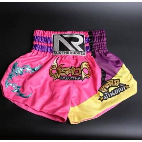 2021 High Waisted Fashion Boxing Shorts For Women Muay Thai Kickboxing Shorts Fight MMA Boxers Pants