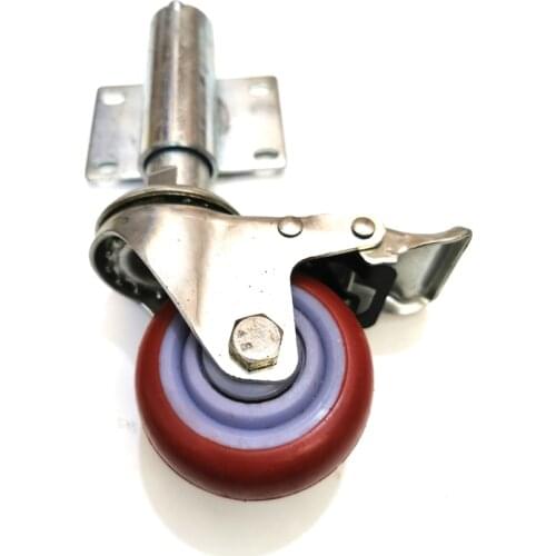 3 inch model Spring Loaded Gate Door Caster Swivel Wheel for swing gate door