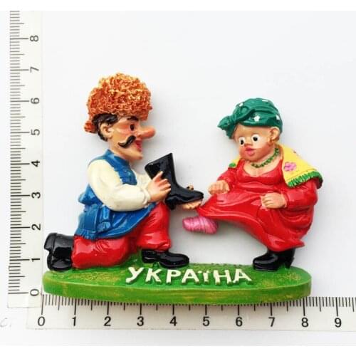 5-Fridge Magnet Creative Travel Commemorate Crafts 3D Ornaments Magnetism Resin Material Refrigerator Stickers