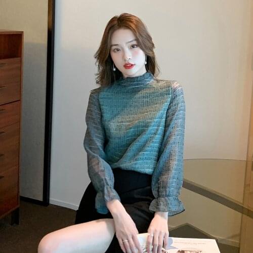 Блузки в горошек Awarose China At AliExpress