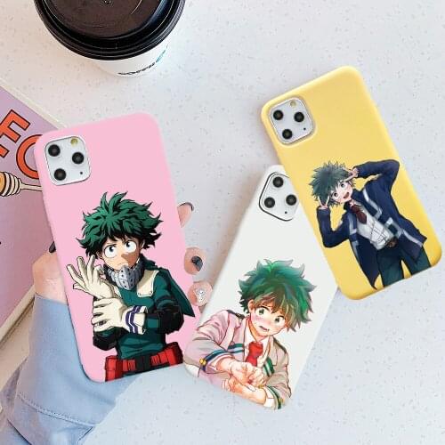 Anime My Hero Academia deku bakugou Boku no Hero Academia phone Case For iPhone 11 12 Pro XS MAX XR X 7 8 6Plus SE 2021