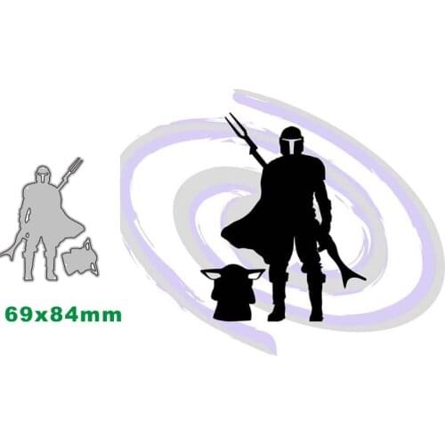 Warrior 2021 New Metal Cutting Dies for DIY Scrapbooking Album Decorative Embossing Handmade Paper Cards Gift