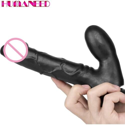 Two Dildo Anal Plug Dick Double Penetration Masturbator Erotic Adult Sex Toys for Women Lesbian Gay Pussy Prostate Masturbation