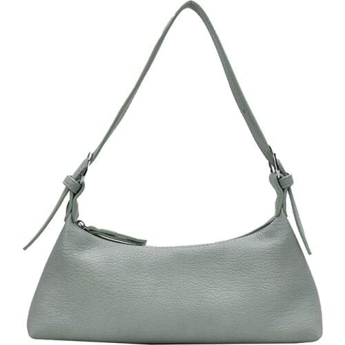 Hot Totes Bags For Women 2020 Trendy Vintage Handbag Soft Leather Female Small Subaxillary Bags Casual Retro Mini Shoulder Bag