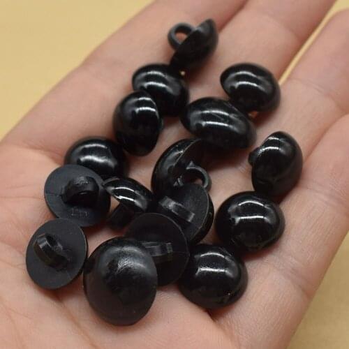 400PCS 9-17MM Resin Buttons Round Mushroom Domed Sewing Shank DIY Eyeball Animal Ball Toy Eyes Noses Dolls Accessories