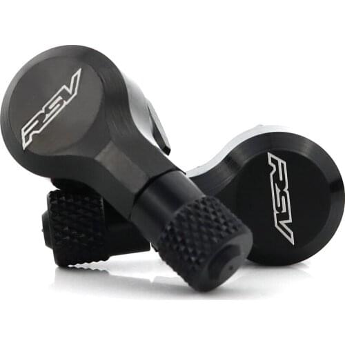 Motorcycle Front and Rear CNC Wheel Tubeless Tire Valve Stems 90 Degree 8.3mm For Aprilia RSV Tuono RSV 1000R RSVR RSV2 Aluminum