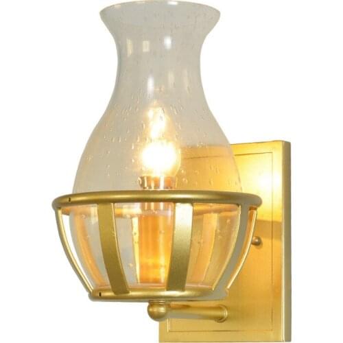 Restaurant porch bedroom warehouse staircase corridor wall lamp retro American attic wall light saconces bathroom light LB12282