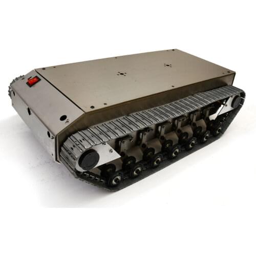 Small Track Tank Chassis shock absorption chassis robot for remote delivery, remote clean snow