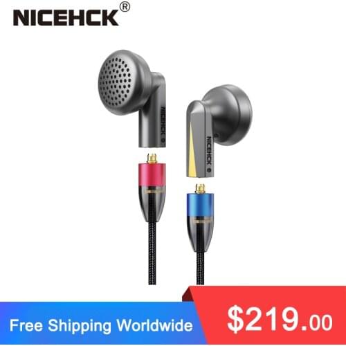 NiceHCK EBX21 CNC Flagship Earbud HIFI Metal Earphone 14.2mm Japan LCP Diaphgram Dynamic Driver Headset DJ Vocal Detach MMCX IEM