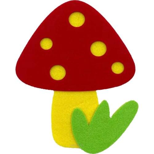 2021 New Red mushroom Cutting Dies Wooden Knife Die Compatible With Most Manual Die Cut Cutters