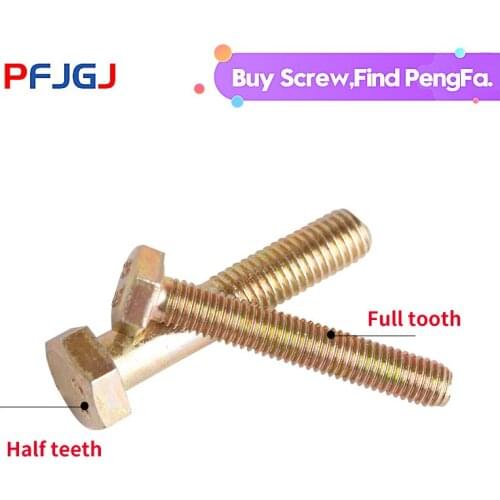 Peng Fa GB5783/5782 Coloured Zinc-plated 8.8 Grade External Hexagonal Bolt High Strength Coloured External Hexagonal ScrewM6-M12