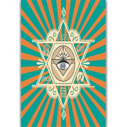 Hot New Bassnectar Electronic Music Cover-Silk Art Poster Wall Sicker Decoration Gift