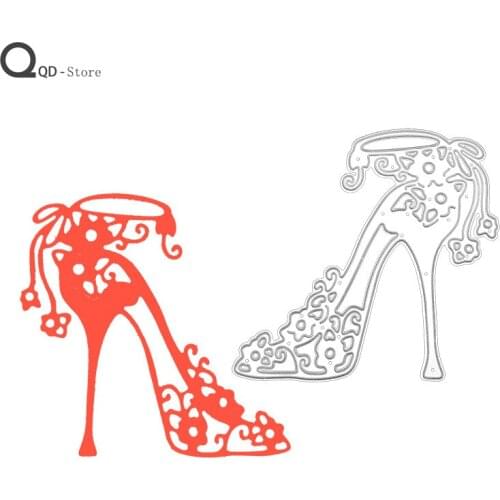 Scrapbook Childrens Educational High Heels Metal Cutting Dies Handmade Tools DIY Card Make Mould Model Craft Decoration New