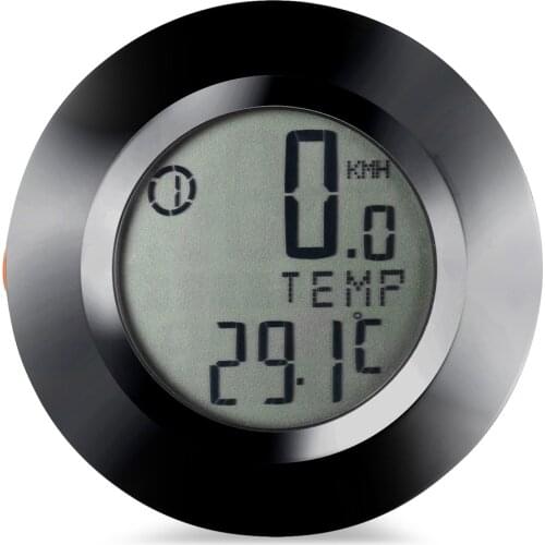 2021 Sensors Lcd Backlit Bicycle Computer Speedometer Speed Meter Mileage Rainproof Bike Round Shape