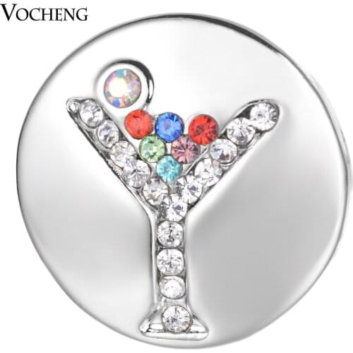 Vocheng Ginger Snap Jewelry Snap Charms Snap Button with Crystal 18mm Vn-1857