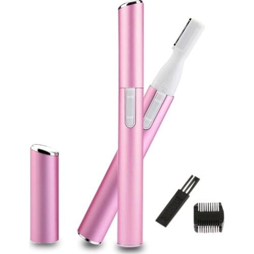 1pc Eyebrow Trimmer Lipstick Brows Pen Hair Remover Portable Painless Epilator Face Hair Remover Shaving for Women Hair Removal