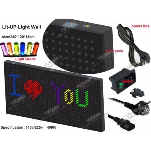 Customized made Acrylic bats lit up wall light game for amusement play center,children interactive game Rainbow wall lamp