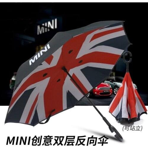 Car Waterproof Umbrella Sunshade Windproof Folding Shade For Mini Cooper One JCW S D R53 R55 R56 F54 F60 Countryman Accessories