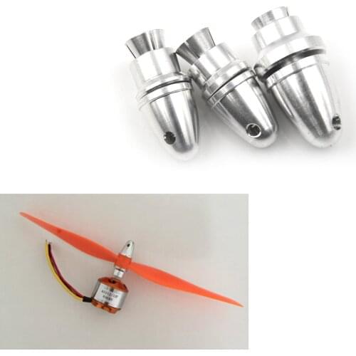 Motor Prop Parts RC Aluminium Bullet Propeller Shaft Adapter Holder Brushless 3 Sizes 3.17mm,3mm,4mm