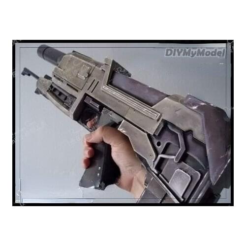 DIYMyModeI 1: 1 firearms Terminator 2 T2-T800 Laser rifle 3D paper model DIY