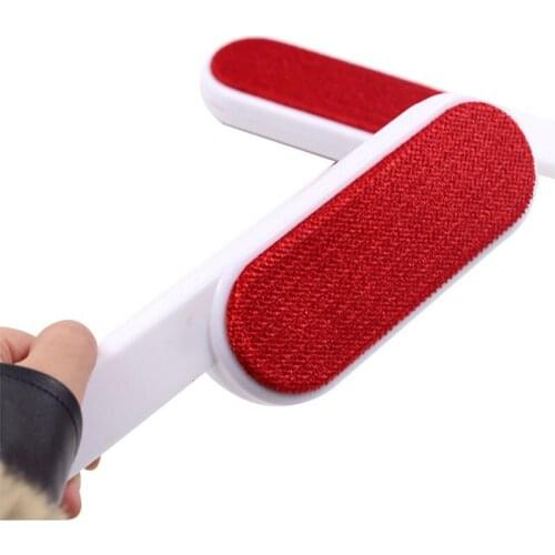 Double Sided Lint Remover Brush Velour Surface for Pet Hair Clothes Dust and Lint Pet Grooming Accessories Great