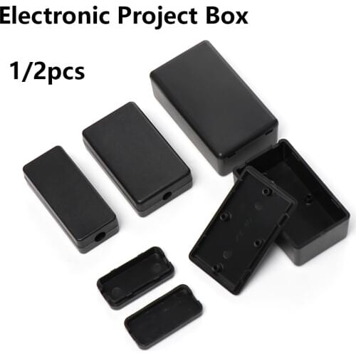 ABS Plastic Electronic Project Box Instrument Case High Quality Waterproof Cover Project Instrument Case Black Enclosure Boxes