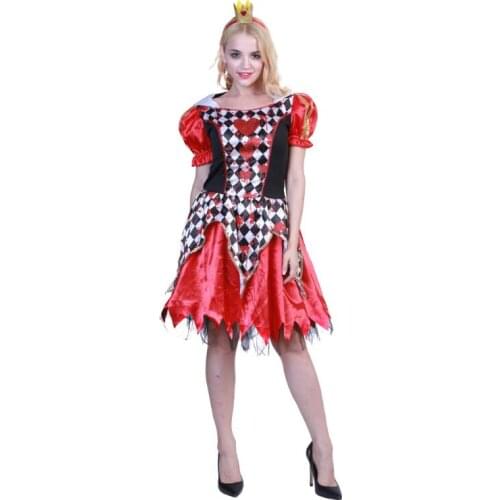 Halloween costume stage character Cospaly sweetheart queen costume