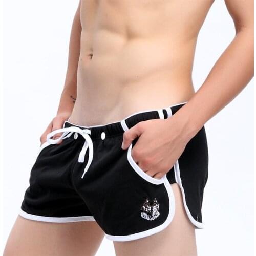 Men Sport Shorts Mens Loose Short Trousers Calf-Length Jogger Mens Shorts Sweatpants Fitness Workout Cotton Shorts