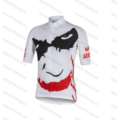New Red Black Summer Cycling Jersey Men Funny Bike Clothing Wear Pro team Bike Jerseys Tops Short Shirt