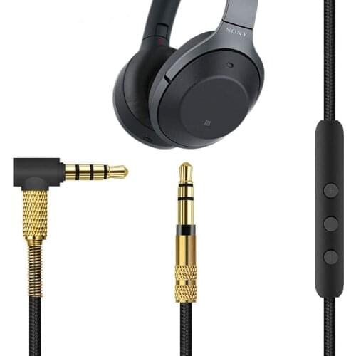 Replacement Stereo Audio Cable Extension Music Cord Wire for Sony WH-1000XM3 WH-1000XM4 WH-CH700N Headphones