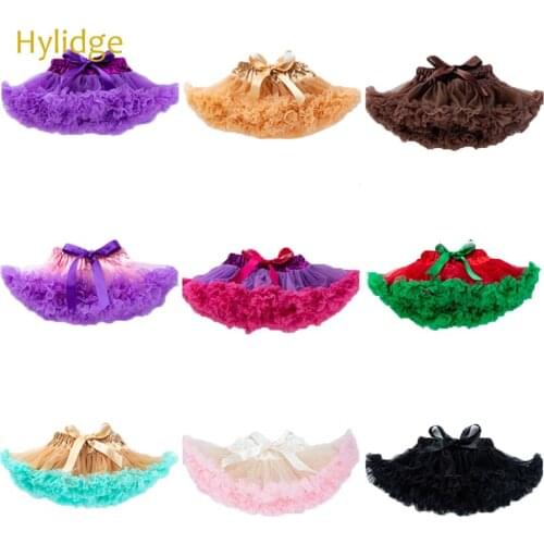 Hylidge My First Brithday Party Tutu Skirt Baby Girl Tulle Skirts Christmas Princess Pettiskirt Soft Fluffy Tutu Infant Outfits