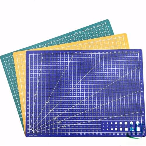 Self-Healing, Double-Sided PVC Cutting Mat Hole Punches Leather Tool Double-Sided Cutting Pad Engraving Knife Mat